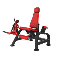 Équipement de musculation professionnel de haute qualité, ensemble complet pour la musculation, machine d'extension des jambes avec revêtement en cuir.