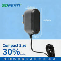 Adaptateur d'alimentation pour driver LED 12V 1A AC/DC, transformateur enfichable avec matériau ABS PC, 12W