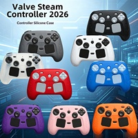 Casing Pelindung dengan Tutup Thumbstick untuk Steam Controller 2 Bahan Silikon Gel Cetakan Khusus