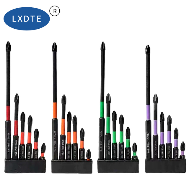 LXD Industrial Grade Phillips Steel Handle Magnetic Tip OEM Customizable 6-Piece All-in-One Electrical Precision Screwdriver Set