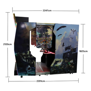 Simulador de disparos de aventura pirata, máquina de juegos de disparos operada con monedas, juego de arcade con temática pirata, arcade de disparos para 2 jugadores - Product Image 2