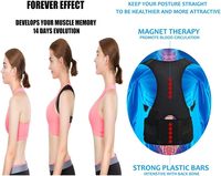 Lisseur réglable personnalisé de maintien dorsal correcteur magnétique de posture corporelle correcteur de posture d'épaule