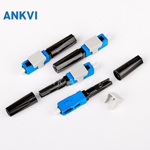 Conector Rápido de Fibra Óptica 3301 LN-10 SC UPC, 0.3dB de Pérdida, Cable de Bajada FTTH para Montaje en Campo - Product Image 1