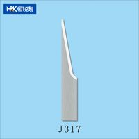 JWEI Serie Wolframkarbid Oszillierende Klinge Hochverschleißfeste Vibrationsmesser für Leder-, Schaum- und Kartonschneiden, J317