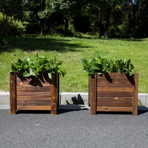 Ventas de fábrica, madera carbonizada resistente a las plagas y la corrosión, madera modificada térmicamente, termomadera de <span class=keywords><strong>pino</strong></span> para caja de macetas - Product Image 3
