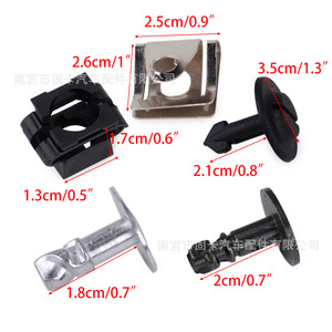 Clips de fixation pour capot moteur HE25, 60 pièces, pour kit de réparation Volkswagen Audi - Product Image 4