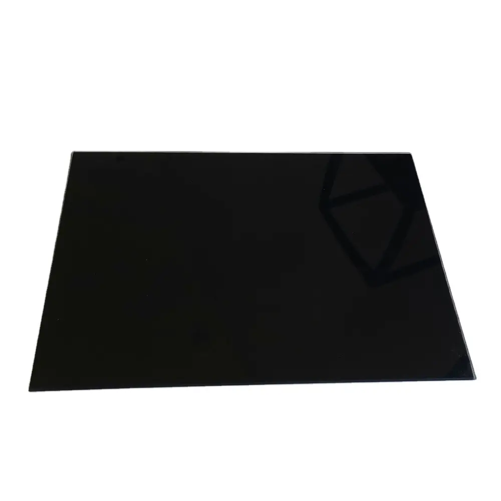 Высокотемпературное закаленное черное керамическое стекло толщиной 4 мм для индукционной плиты и газовой плиты