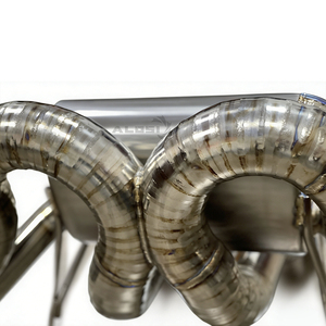 Alosi Axleback สำหรับ LP740 4S <span class=keywords><strong>LP770</strong></span> <span class=keywords><strong>4</strong></span> 6.5 2011-2022วาล์วประสิทธิภาพ catback ระบบไอเสียไทเทเนียมอัลลอย - Product Image 5
