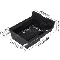 Boîte de rangement centrale pour Tesla Model 3 Model Y 2021 2022 avec trou pour câble USB, design accoudoir, boîte de rangement pour console centrale