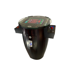 Máquina de juego de salón recreativo de cóctel que funciona con monedas, gabinete multijuego Bartop en estilo barril de vino - Product Image 3