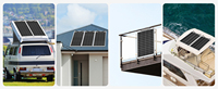 Panneau Solaire Flexible ETFE 100W Monocristallin à Haute Efficacité, Idéal pour le Camping, les Véhicules Récréatifs et les Situations d'Urgence - Meilleure Vente Actuelle