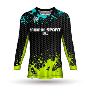 Sublimation Langarm MTB Mountainbike Shirts Offroad DH Jersey - Product Image 4