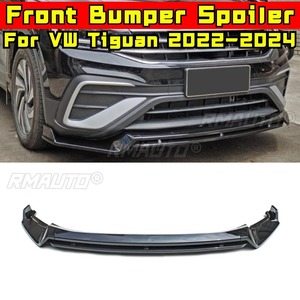 4 piezas de alerón difusor delantero para parachoques de coche, pieza de modificación para VW Tiguan 2022-2024, versión normal, protector de parachoques - Product Image 1