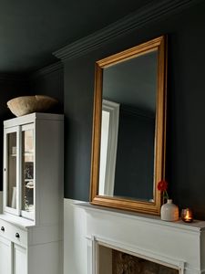 Miroir mural décoratif de haute qualité pour chambre à coucher, design <span class=keywords><strong>Art</strong></span> Déco, cadre en <span class=keywords><strong>bois</strong></span> et métal, verre, emballage en boîte, Yochen - Product Image 3