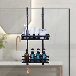 <span class=keywords><strong>Estante</strong></span> de almacenamiento de baño de perforación sin óxido tipo colgante, organizador de <span class=keywords><strong>estante</strong></span> <span class=keywords><strong>para</strong></span> champú, Gel de <span class=keywords><strong>Ducha</strong></span> - Product Image 3
