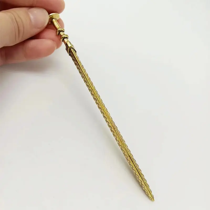 Wholesale Brass Swords For Decorating Living Rooms Offices Pure Copper Metal Ornaments Decorative Gifts