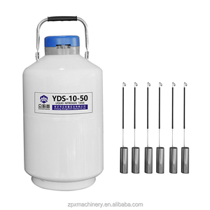 Réservoir d'azote liquide de qualité <span class=keywords><strong>alimentaire</strong></span> YDS-10-50 pour la congélation et le stockage à long terme, conteneur en alliage d'aluminium - Product Image 1
