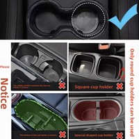 Nouveau porte-gobelet multifonctionnel en ABS pour voiture avec design pliable anti-vibration, tapis amovible et plateau rotatif pour téléphone, idéal pour une utilisation sur le bureau