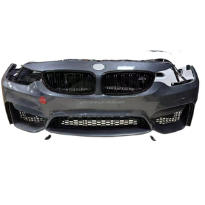 Sistemas de carrocería para automóviles Parachoques delantero universal con radiador para <span class=keywords><strong>BMW</strong></span> M3 F80 M4 F82 F83 El automóvil incluye recortes de luz antiniebla Condición usada - Product Image 1