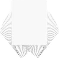 Pas de cadre Non magnétique retour à l'école salle de classe fournitures de bureau à domicile tableau blanc Double face Mini planches effaçables à sec pour les enfants