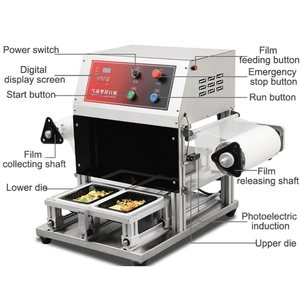 Scelleuse semi-automatique DQ260T-S pour barquettes et sacs de produits chimiques, alimentaires et de consommation, avec machine d'emballage thermoscellante électrique facile à utiliser - Product Image 3