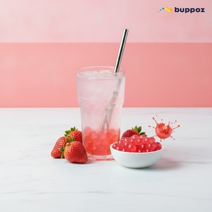 Bande dessinée à la fraise popping, ustensile boba - Product Image 6