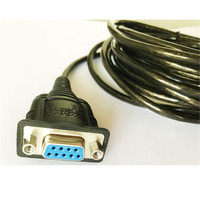 Cable adaptador FTDI USB a serie RS232 DB9 macho a hembra de alta calidad con blindaje trenzado conductores de cobre puro chaqueta de PVC