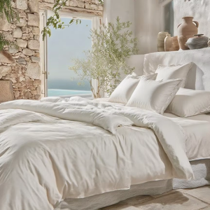 Thích hợp giá 100gsm Twill & đồng bằng polyester màu trắng giường Sheets <span class=keywords><strong>Set</strong></span> rắn cho khách sạn bộ đồ giường - Product Image 1