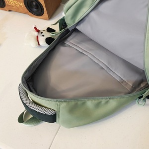 Fashio Student <b>Backpack</b> 18 In Color Blocking Large Capacity Unisex <b>School</b> Education Summer 2024 - Product Image 4