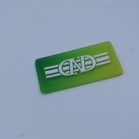 Usine personnalisée 3d lettres étiquette en caoutchouc nom Logo Transparent étiquettes de vêtements en Silicone souple pour vêtement