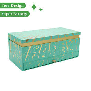 Tùy chỉnh sang trọng lá vàng Hai Lớp Thiết kế fortnum & Mason Champagne và Nấm cục rượu vang Hộp quà tặng hộp rỗng - Product Image 6