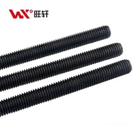 Customized Durable Black Oxide Carbon Steel Metric Thread M14 To M36 Heavy Duty Industrial Construction Stud Full Threaded Rod