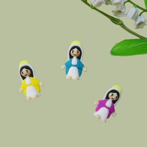 Figurine de bureau en plastique Notre-Dame de la Miséricorde, décoration de Pâques, best-seller transfrontalier, en stock, mignonne, style dessin animé, cadeau de maternité - Product Image 4