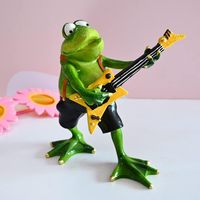 Produits tendance 2024 nouveautés maison figurines de grenouille bleue à collectionner figurines de prince grenouille ornement de moule animal