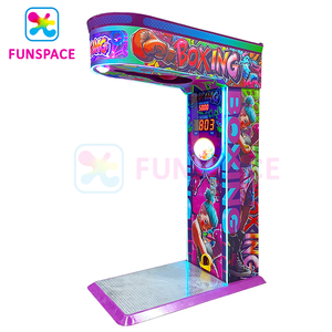Équipement de divertissement Funspace Arcade Vente en gros Opération de pièces Machine de boxe électrique pour enfants Machine de jeu de boxe <span class=keywords><strong>Punch</strong></span> - Product Image 2