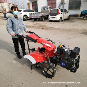 Micro-cultivateur portatif multifonctionnel à quatre roues motrices, micro-cultivateur agricole autopropulsé à rototiller rotatif - Product Image 1