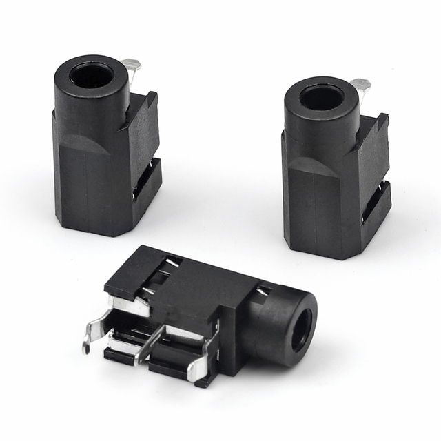 Pj-9311 3.5 Phone Jack 6pin Insert Pin 3.5mm Jack for Micro Usb Power Socket Audio Connector Earphone Jacks