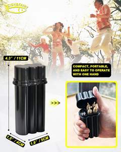 علبة سجائر بلاستيكية متينة مقاومة للرطوبة بغطاء قلاب وتصميم بسيط مع إمكانية طباعة شعار مخصص للاستخدام أثناء السفر - Product Image 3