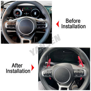 Pour <span class=keywords><strong>KIA</strong></span> <span class=keywords><strong>Sportage</strong></span> Hybrid NQ5 GT-Line S X-Line SX HEV MHEV 2022 <span class=keywords><strong>2023</strong></span> voiture volant palette changement Extension manette de vitesse DSG autocollant - Product Image 6