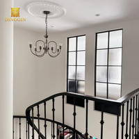 Main courante d'escalier intérieure en forme de double jointure pour système d'escalier