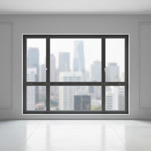 Système de fenêtre en aluminium à rupture de pont thermique Faermu FEM100 avec fonction de basculement et de <span class=keywords><strong>d</strong></span>érive vers l'intérieur pour immeuble de bureaux - Product Image 1