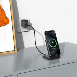 Caricatore Wireless Magnetico Pieghevole CE ROHS, Stazione di Ricarica da Scrivania con Supporto per <span class=keywords><strong>iPhone</strong></span> - Product Image 5