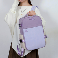 Tas Ransel Laptop Anti Maling Terlaris 2026, Bahan Polyester Tahan Air, Dilengkapi USB, Cocok untuk Olahraga Luar Ruangan, Penutup Ritsleting, Portabel