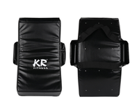 CARON Vente directe d'usine, protection pour le taekwondo et la boxe, coussin de protection pour les coups de pied, modèles incurvés/trapézoïdaux KR 014/KR 015