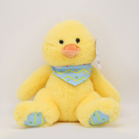 Mignon Canard Jaune Personnage de Dessin Animé Doux Personnalisé en Peluche Jouet Respectueux de la Peau Cadeaux en Gros pour Enfants Poupée en Peluche