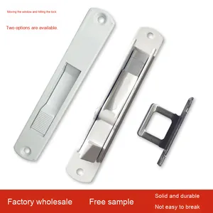 Thiết kế hiện đại tự động chốt cửa trượt cửa sổ khóa nhựa bền thép cửa sổ Bolt Báo Chí giấu khóa vít cài đặt - Product Image 2
