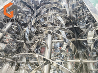 Mélangeur à ruban de 200 kg Plus Seiving Machine avec ligne complète pour l'industrie de la fabrication de savon en poudre pour la lessive en poudre