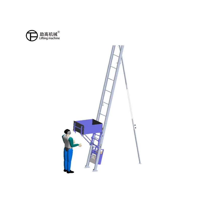 Lift Tangga Otomatis Daya AC Roof Shingles Ladder Hoist dengan CE