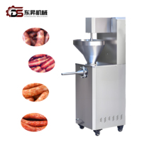 Remplisseur de saucisses vertical en acier inoxydable 304, manuel et électrique, double usage, pour la maison et le commerce