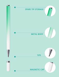 Stilo in Metallo di Alta Precisione Kinwinner <span class=keywords><strong>con</strong></span> Punte Sostituibili, <span class=keywords><strong>Penna</strong></span> Capacitiva Passiva Compatibile <span class=keywords><strong>con</strong></span> Schermi Touch <span class=keywords><strong>per</strong></span> <span class=keywords><strong>Tablet</strong></span> - Product Image 3